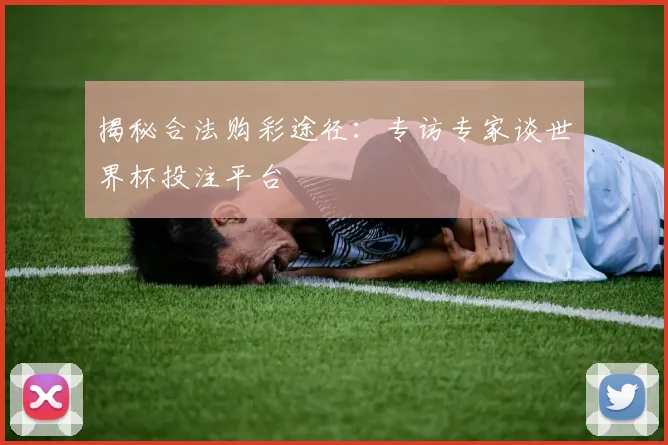 揭秘合法购彩途径：专访专家谈世界杯投注平台