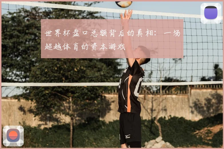 世界杯盘口总额背后的真相:一场超越体育的资本游戏